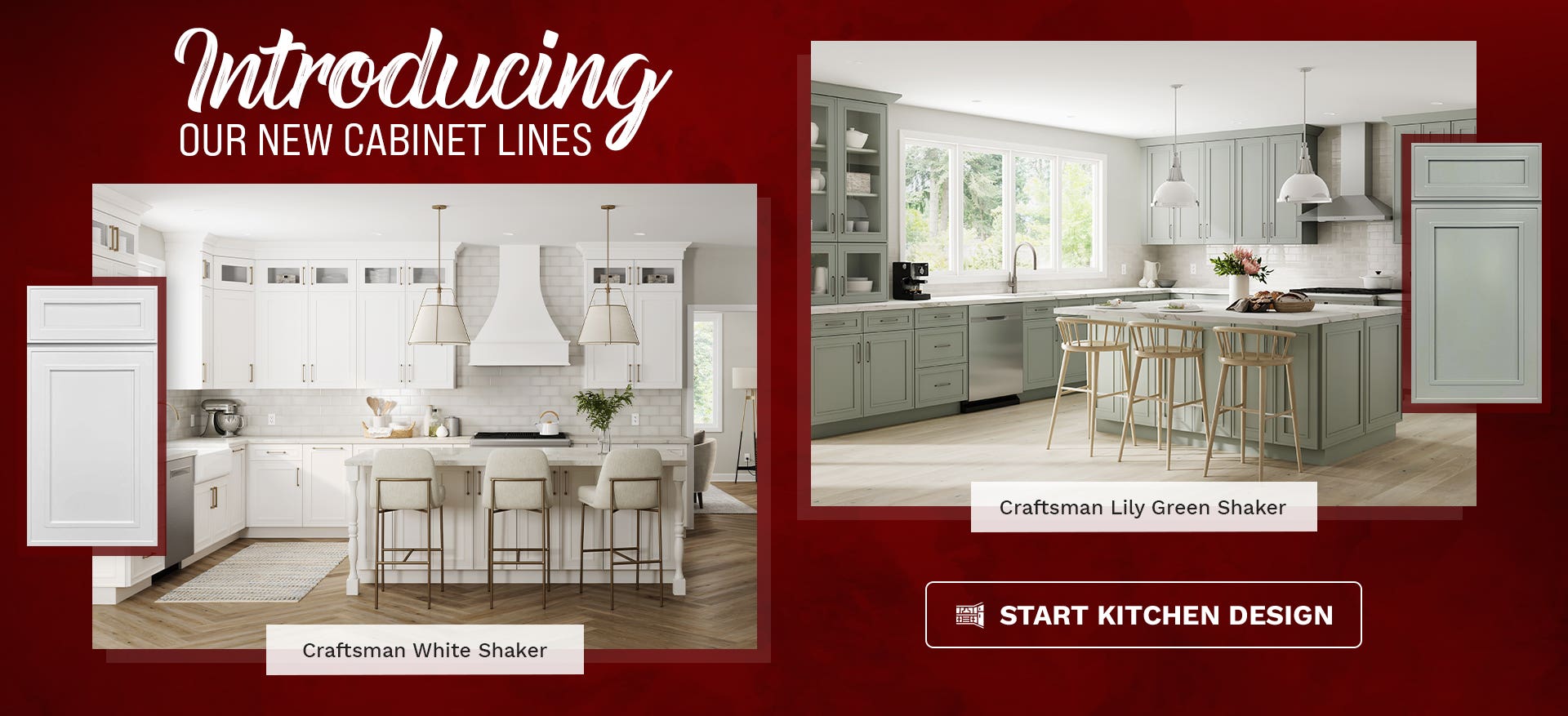 Charleston Cherry Cabinets- RTA Cherry Kitchen Cabinets