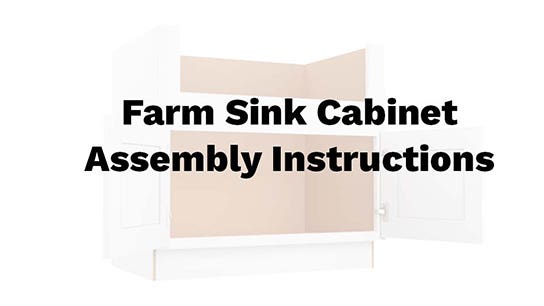 Farm Sink Cabinet