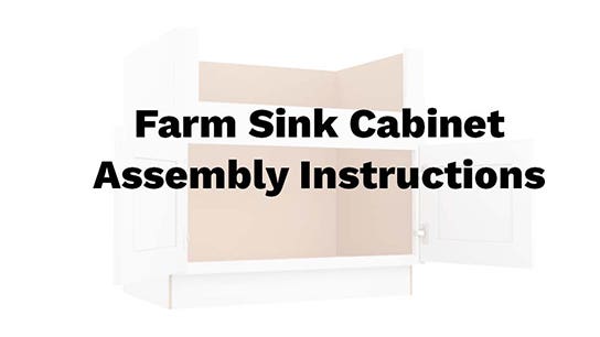 Farm Sink Cabinet